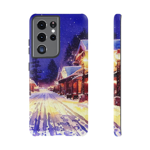 Estes Park After the Christmas Parade - Impact Resistant Phone Case Samsung Galaxy S21 Ultra Matte